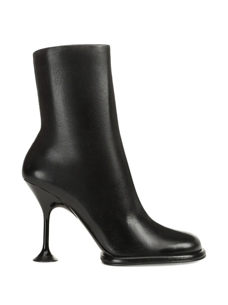  Sergio Rossi Orb Heel Boots - Black 