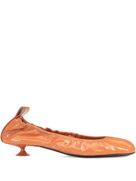  Sergio Rossi Orb Pumps - Orange 