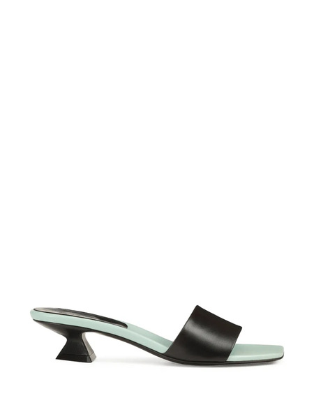  Sergio Rossi Sculpt Strap Sandals - Black 
