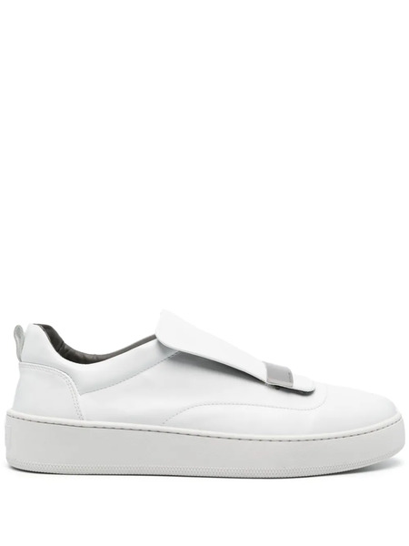  Sergio Rossi Sr1 Addict Leather Sneakers - White 