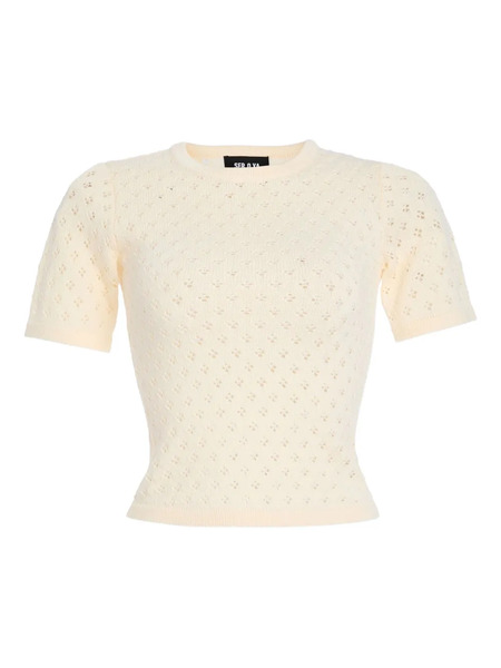  Seroya Josie Knitted Top - Neutrals 