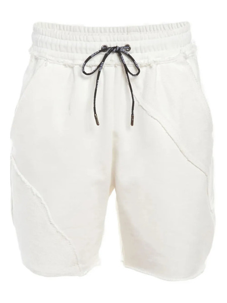  Seroya Yanni Drawstring Stitched Shorts - White 