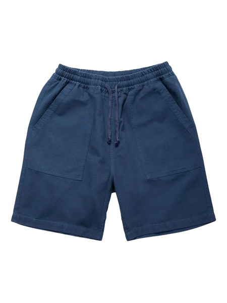  Service Works Chef Logo-patch Drawstring Shorts - Blue 