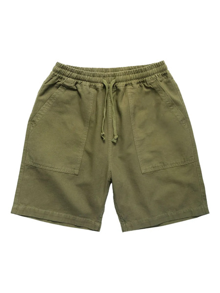  Service Works Chef Logo-patch Shorts - Green 
