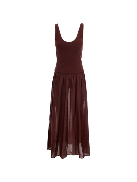  Sessùn Ruffled Dress - Brown 