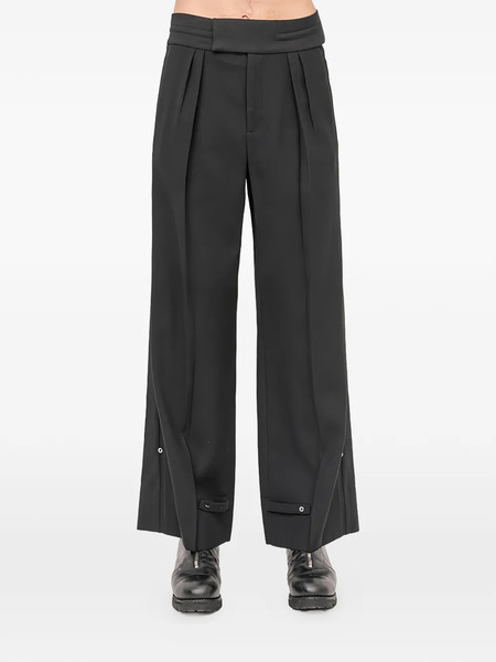  Setchu Pleated Trousers - Black 