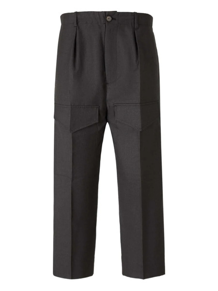  Setchu Pocket Belt-loop Trousers - Grey 