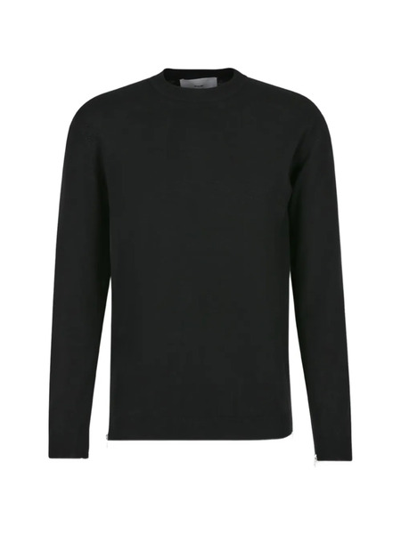  Setchu Zip-fastening Long-sleeve Sweater - Black 