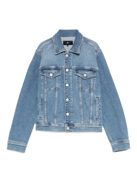  Seven Adi Trucker Jacket - Blue 