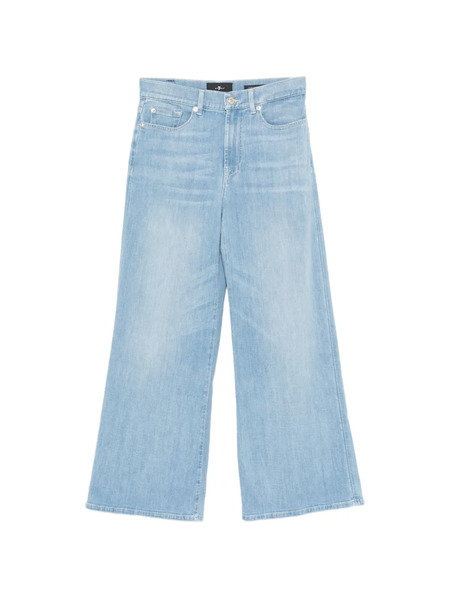  Seven Cropped Jeans - Blue 