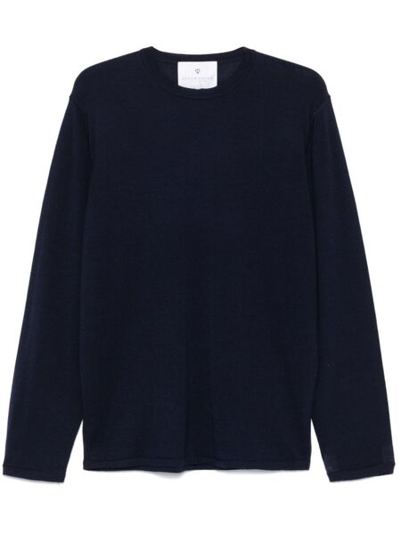  Seven Gauge Crew-neck Sweater - Blue 