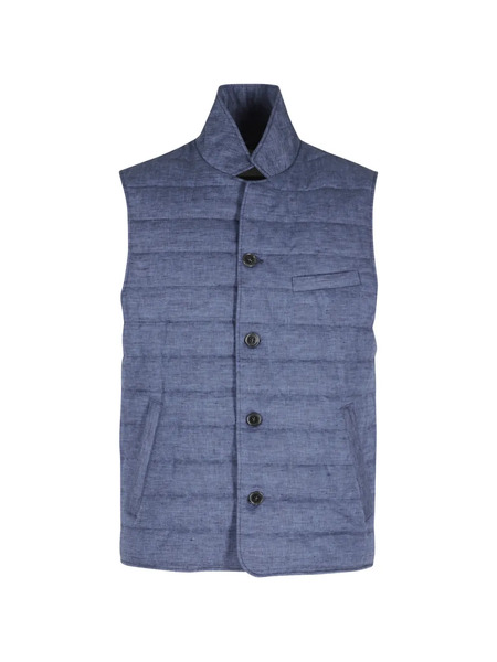  Seventy Button Quilted Jacket - Blue 