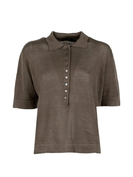  Seventy Buttoned Polo Shirt - Green 