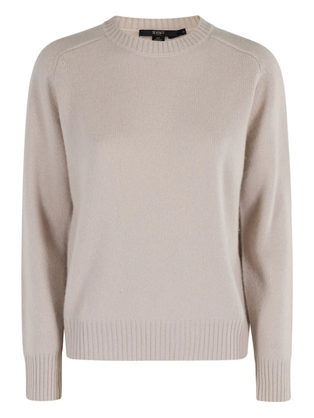  Seventy Crew-neck Long-sleeve Sweater - Neutrals 