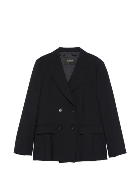  Seventy Double-breasted Blazer - Black 