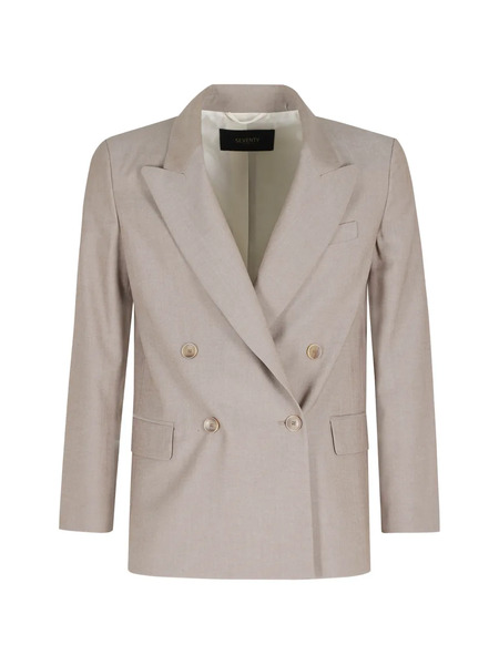  Seventy Double-breasted Blazer - Neutrals 