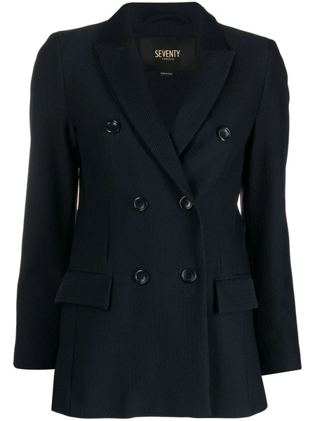  Seventy Double-breasted Tailored Blazer - Blue 