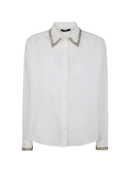  Seventy Embellished-collar Shirt - White 