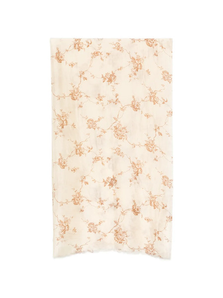  Seventy Floral-print Scarf - Neutrals 