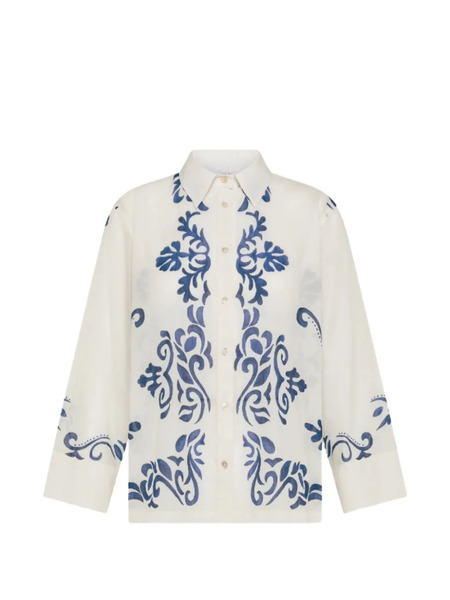  Seventy Floral Print Shirt - White 