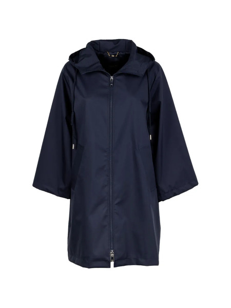  Seventy Hooded Zip-fastening Coat - Blue 