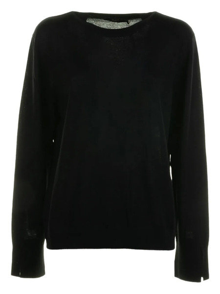  Seventy Long-sleeve Split-cuff Sweatshirt - Black 