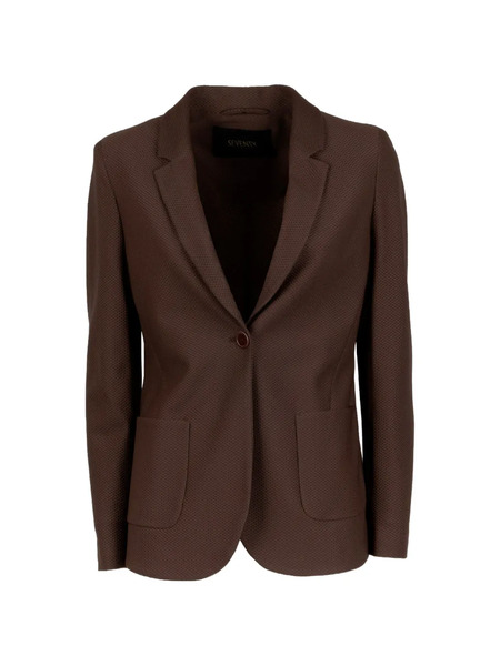  Seventy Loong-sleeve Pocket Jacket - Brown 