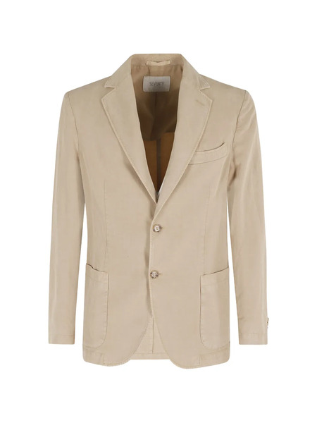  Seventy Notched-lapels Patch-pockets Blazer - Neutrals 