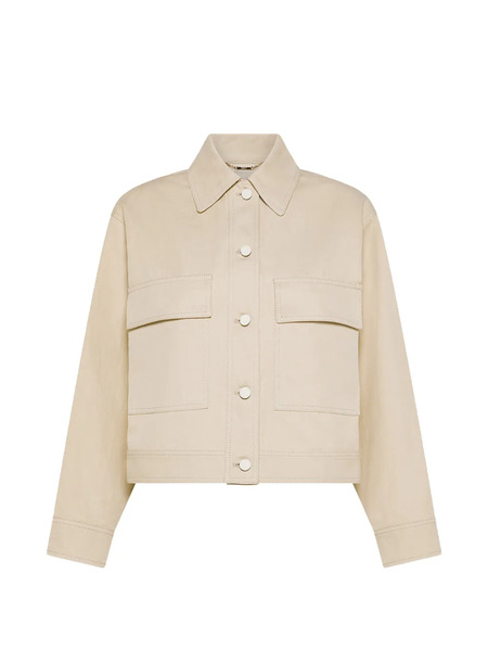  Seventy Pocket Button Cropped Jacket - Neutrals 