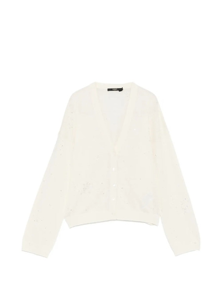  Seventy Sequin V-neck Cardigan - Neutrals 