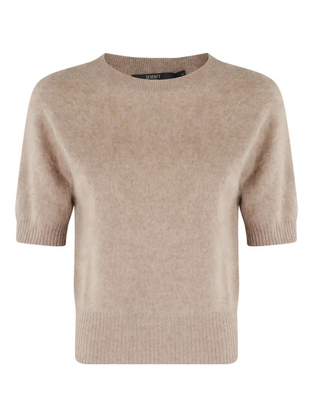  Seventy Short-sleeve Cashmere Jumper - Neutrals 