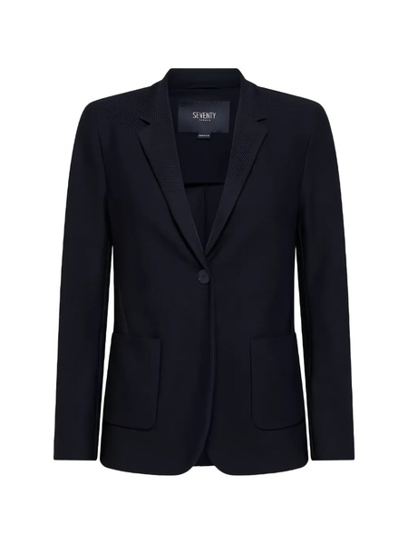  Seventy Single-breasted Patch-pocket Blazer - Blue 