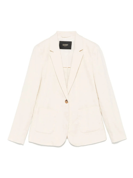  Seventy Slub-textured Blazer - Neutrals 