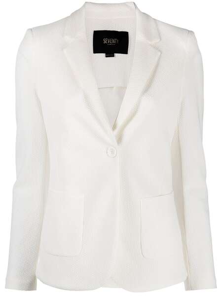  Seventy Textured-finish Blazer - White 
