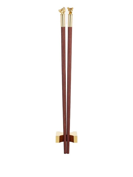  Shanghai Tang Animal-head Chopsticks - Brown 