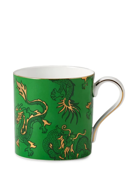  Shanghai Tang Dragon Graphic Mug - Green 