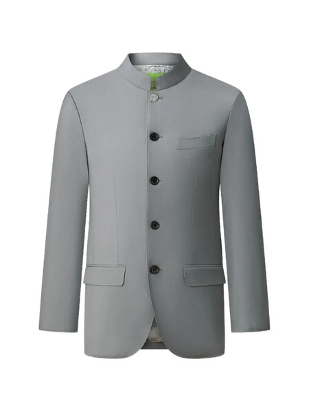  Shanghai Tang Five-button Tang Jacket - Grey 