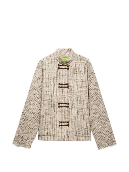  Shanghai Tang Front Toggle Jacket - Neutrals 