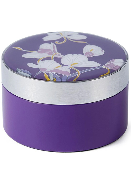  Shanghai Tang Ginger Flower Enamel Box - Purple 