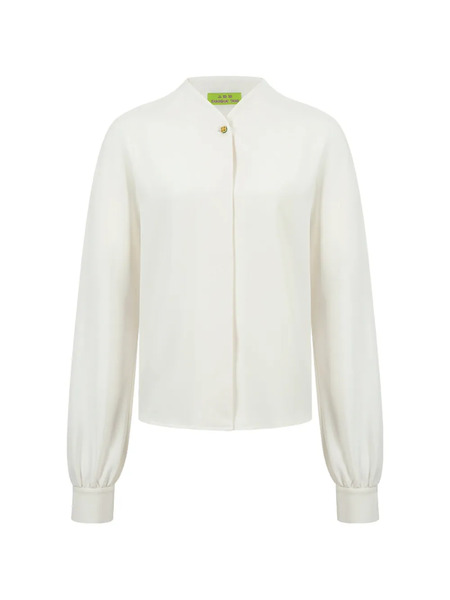  Shanghai Tang Jade Long-sleeve Blouse - Neutrals 