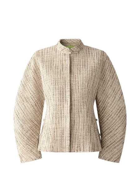  Shanghai Tang Knot Tweed Tang Jacket - Neutrals 