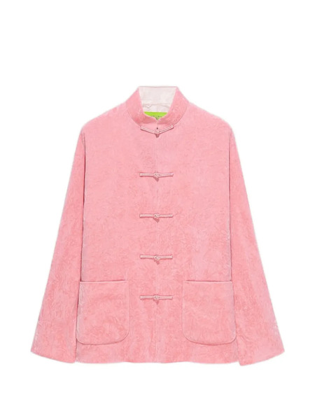  Shanghai Tang Knotted-button Pocket Jacket - Pink 
