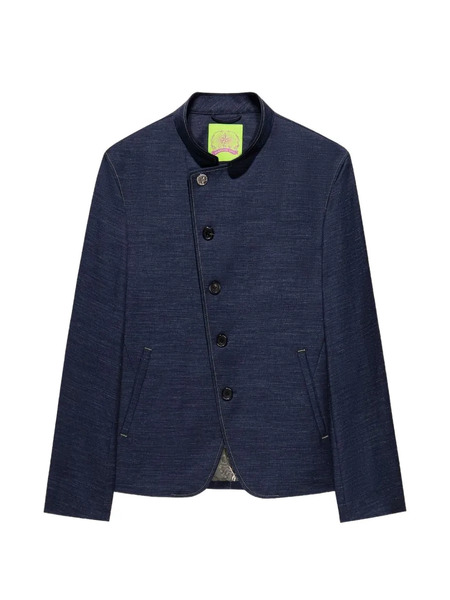  Shanghai Tang Mandarin-collar Jacket - Blue 