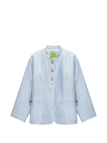  Shanghai Tang Patch-pocket Jacket - Blue 