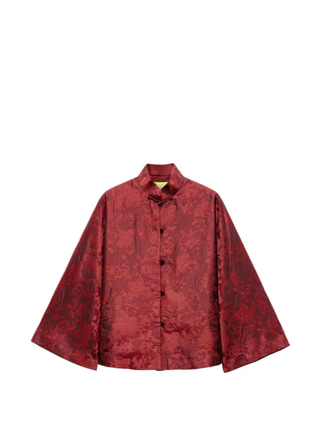  Shanghai Tang Patterned Button Jacket - Red 