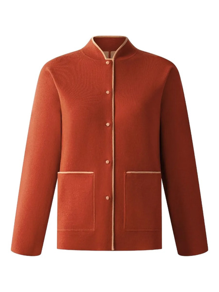  Shanghai Tang Reversible Buttoned Cardigan - Red 