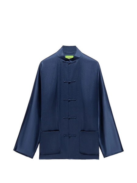  Shanghai Tang Silk Jacket - Blue 