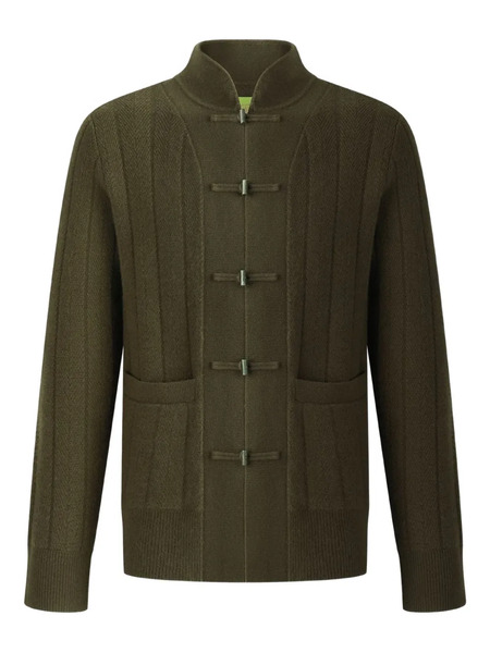  Shanghai Tang Tang Buttoned Cardigan - Green 