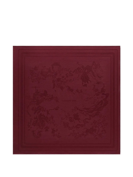  Shanghai Tang Tang Patterned Scarf - Red 