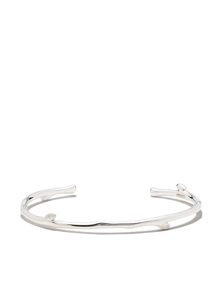  Shaun Leane Cherry Blossom Diamond Bangle - Silver 